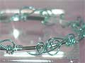 Turquoise treble clef music gift bangle
