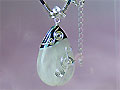 Druzy Agate music themed necklace