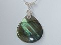 Charming musician gifts 925 Labradorite necklace