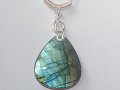 Music jewellery pear drop Labradorite necklace