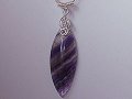 Music gifts 925 purple Fluorite necklace