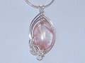 Musician jewellery pink Tourmaline necklace