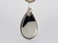 Black n white druzy Agate music themed necklace